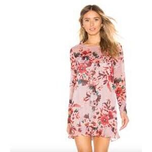 LOVERS + FRIENDS Bella Floral Ruffle Mini Dress Size XS FEMININE BABYDOLL BOHO